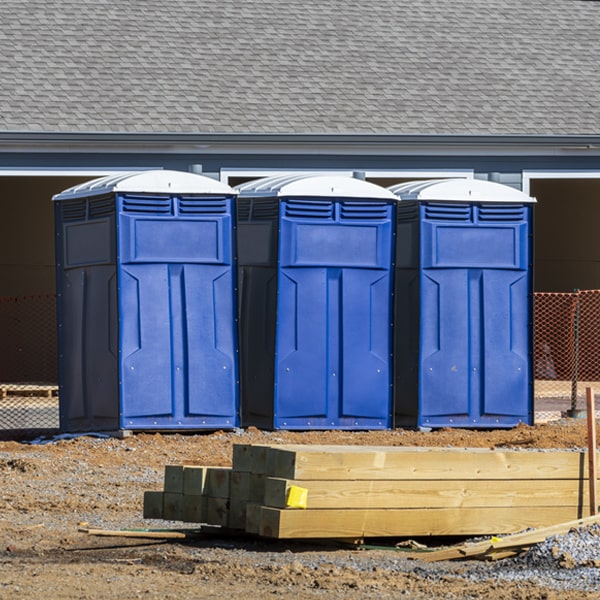 is there a specific order in which to place multiple porta potties in Gipsy PA